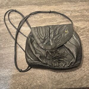 NAS Shoulder Bag. Crocodile  print